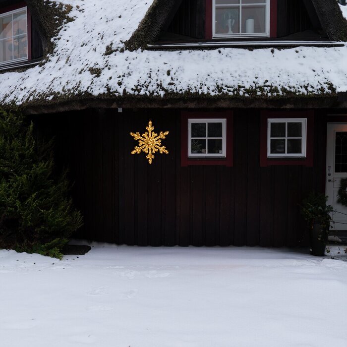 Snöflinga LED Amber 40 cm Konstsmide